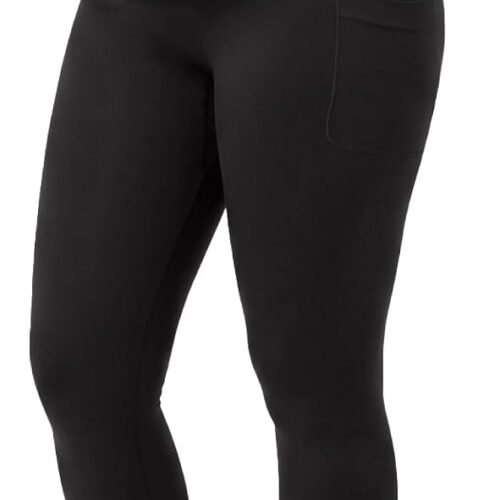Maternity Yoga Leggings with Button Waistband
