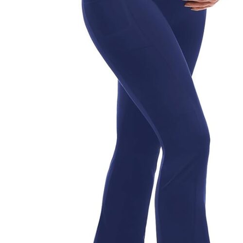 Maternity Ribbed Flare Yoga Leggings