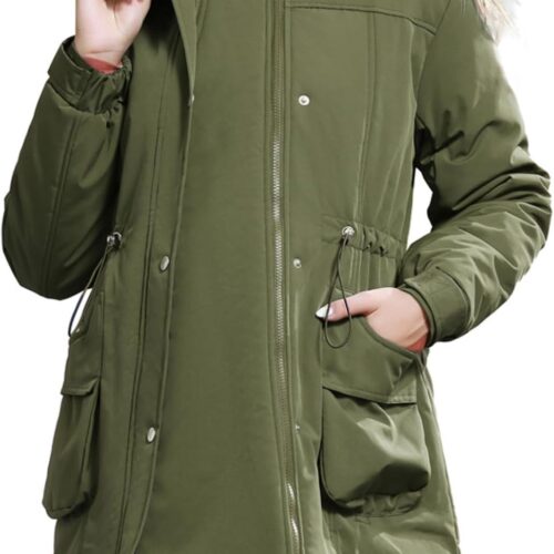 Maternity Winter Parka with Detachable Panels