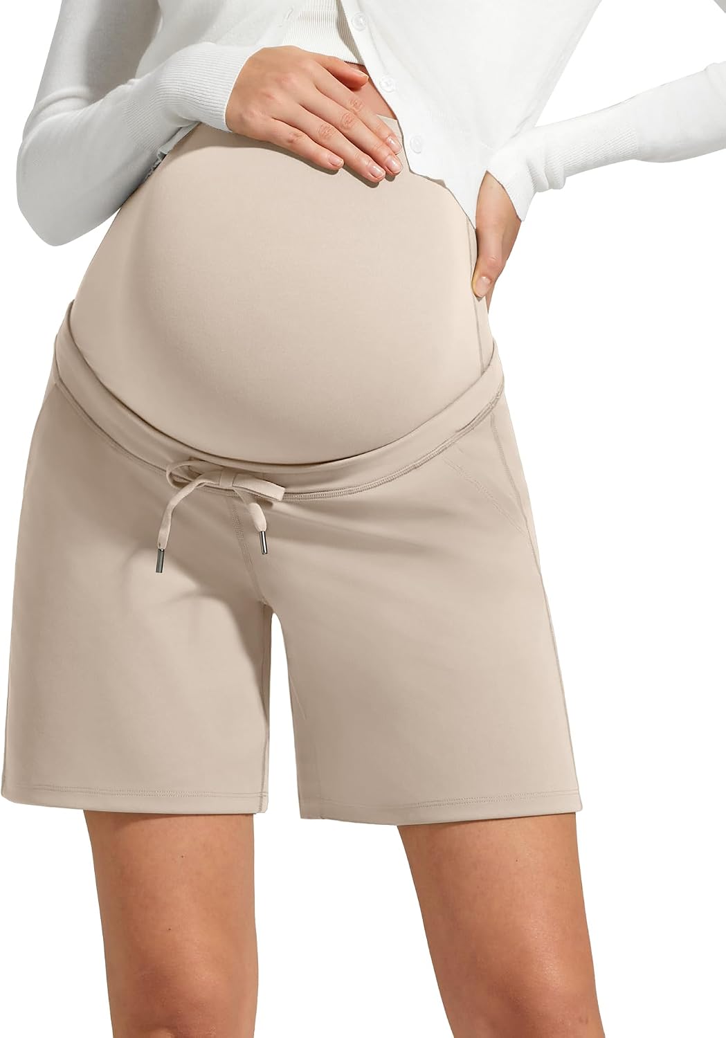 Maternity Sport Shorts with Drawstring