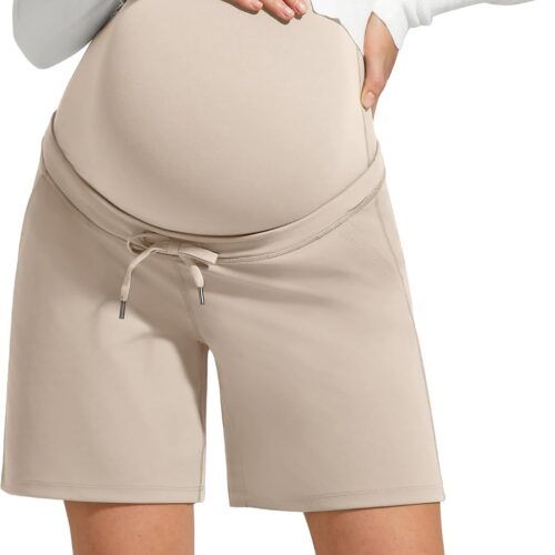 Maternity Sport Shorts with Drawstring