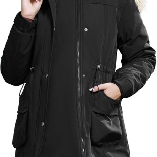 Maternity Winter Parka with Detachable Panels