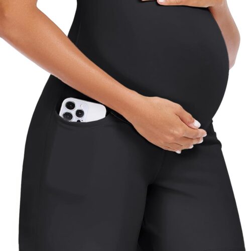 Maternity High-Waist U-Shaped Yoga Shorts