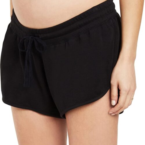 Maternity French Terry Lounge Shorts with Drawstring