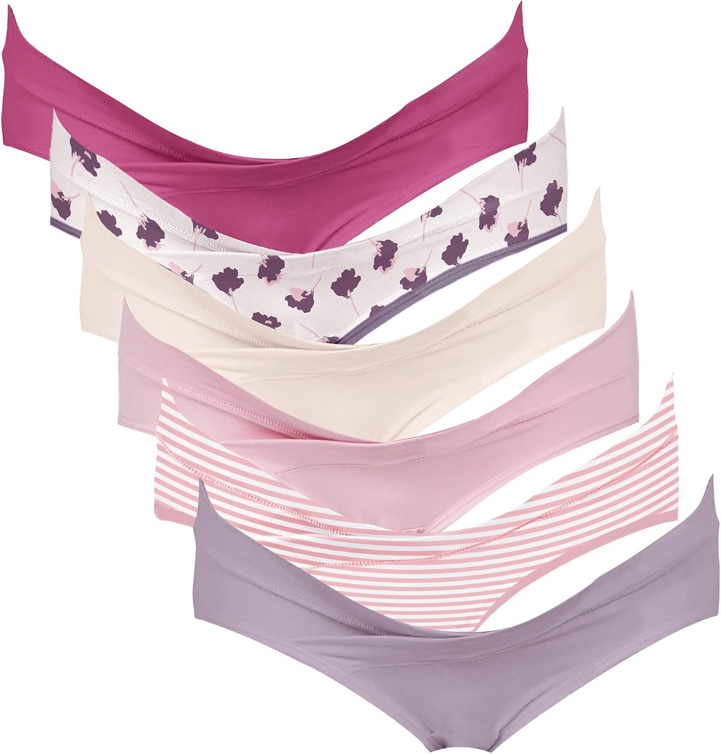 Maternity Crossover Low-Rise Bikini Panties