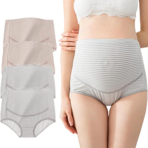 High-Waist Maternity Over-Belly Panties