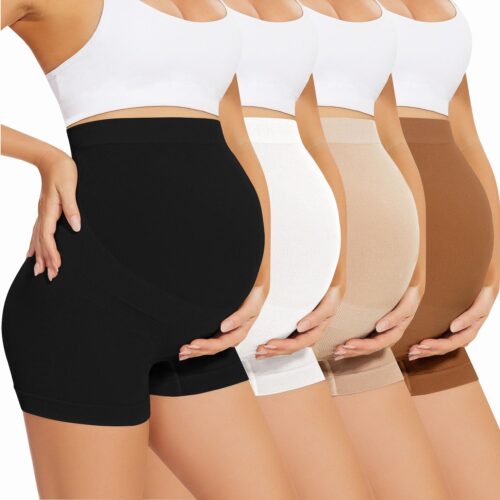 High-Waist Maternity Shapewear Boyshorts
