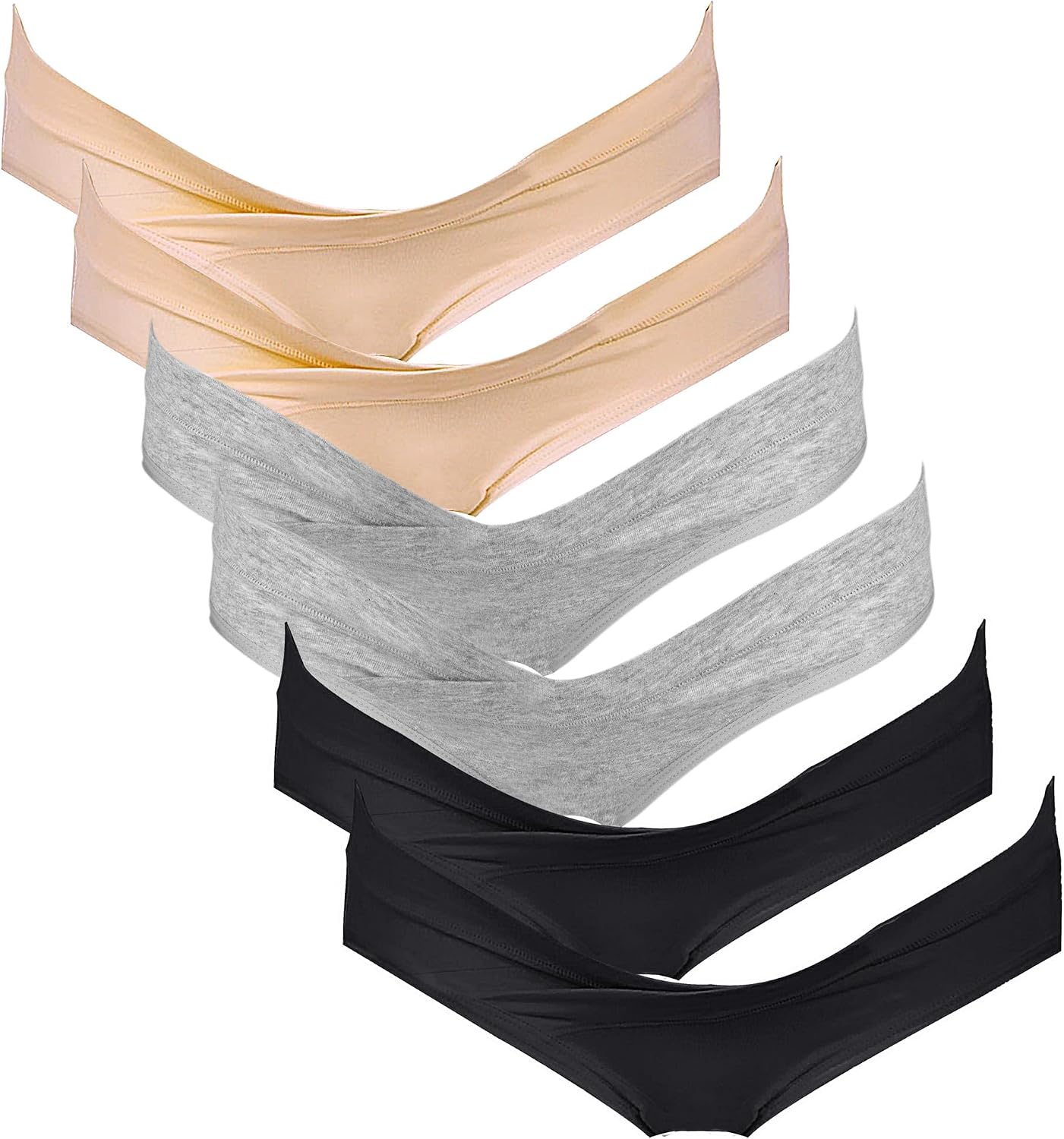 Maternity Crossover Low-Rise Bikini Panties
