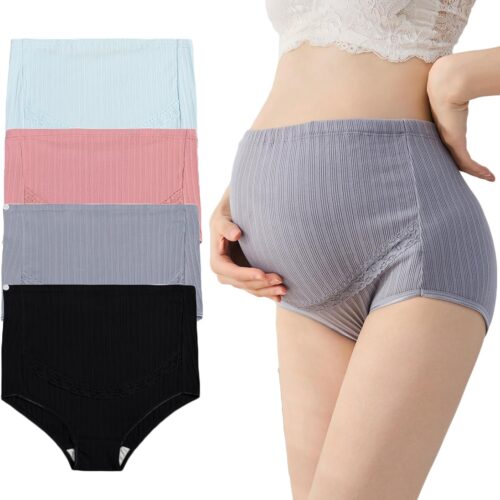 High-Waist Maternity Over-Belly Briefs