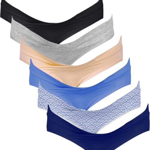 Maternity Crossover Low-Rise Bikini Panties