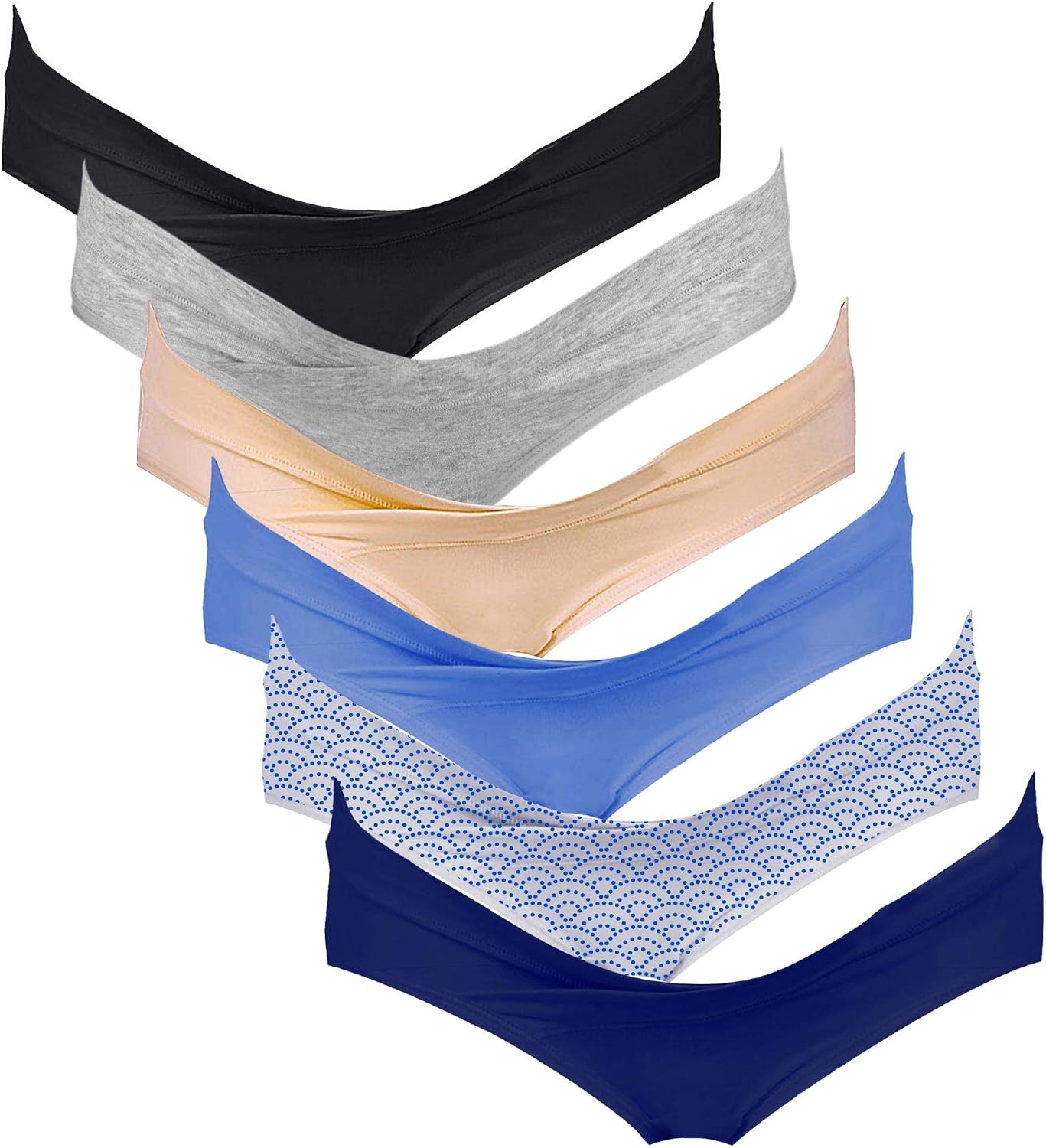 Maternity Crossover Low-Rise Bikini Panties