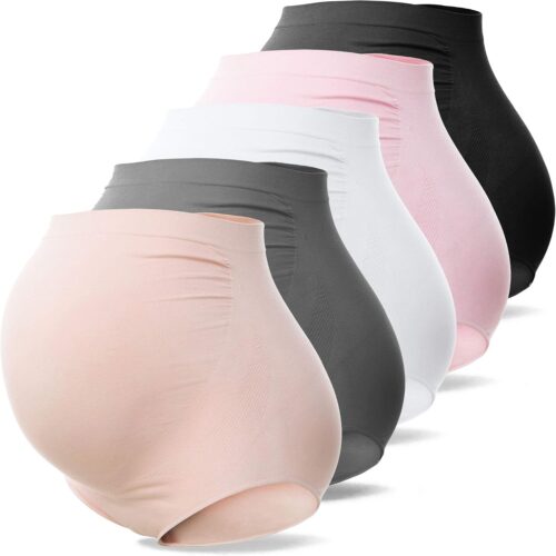High-Waist Maternity Seamless Over-Bump Panties