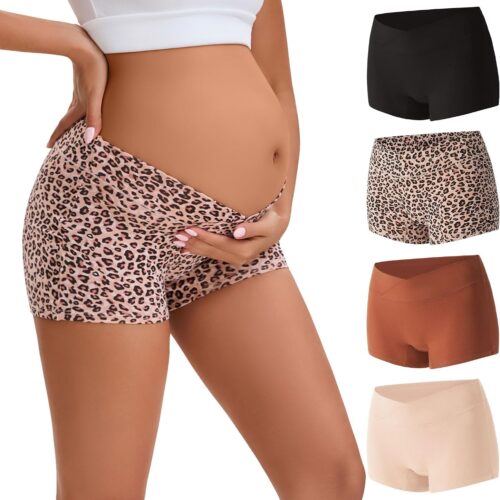 Low-Rise Maternity Crossover Boyshorts
